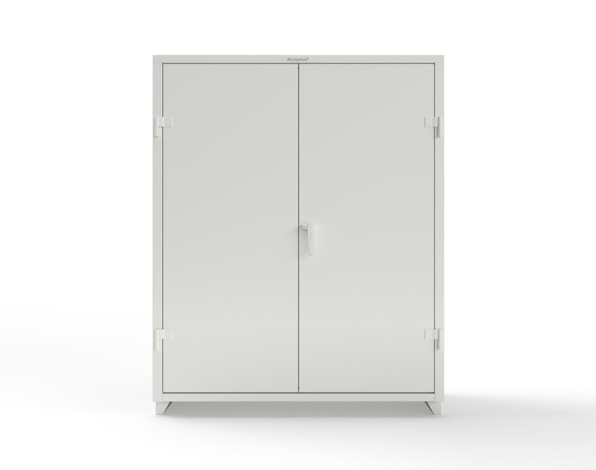 Extra Heavy Duty 14 GA Uniform Cabinet with 7 Drawers, 3 Shelves - 60 In. W x 24 In. D x 75 In. H - 56-W-243-7DB-L-9003