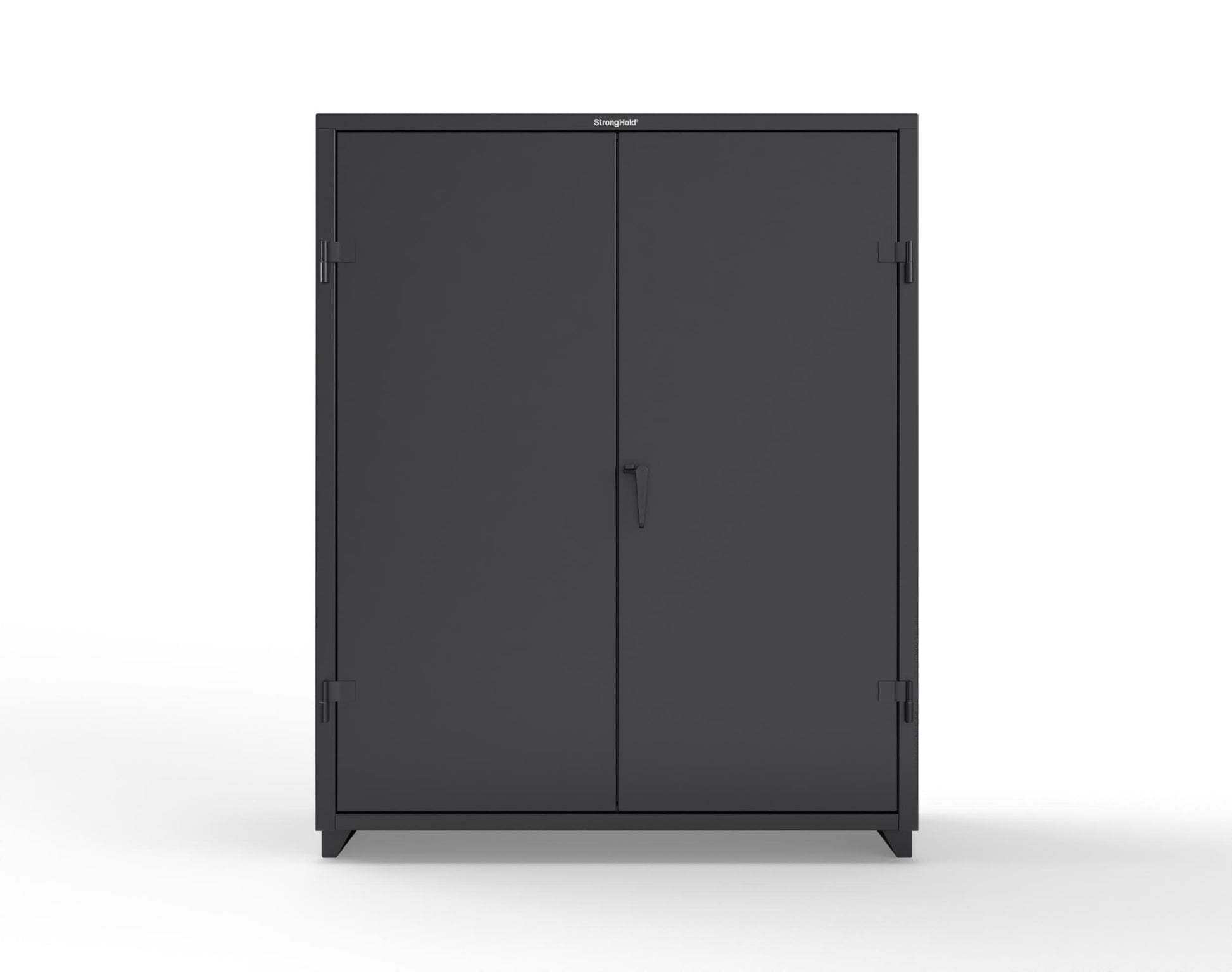 Extra Heavy Duty 14 GA Uniform Cabinet with 7 Drawers, 3 Shelves - 60 In. W x 24 In. D x 75 In. H - 56-W-243-7DB-L-9005