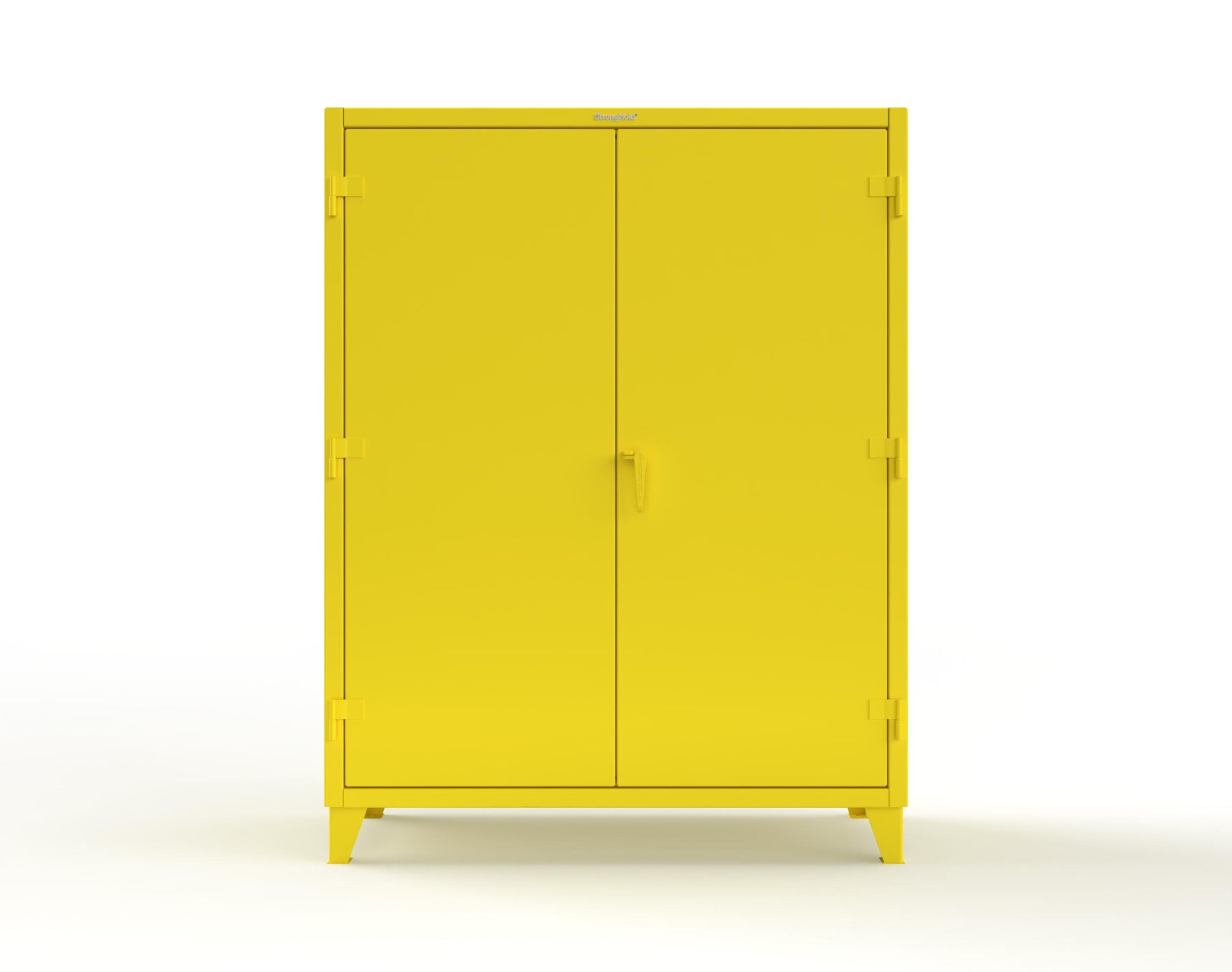 Extreme Duty 12 GA Uniform Cabinet with 7 Drawers, Pegboard, 3 Shelves - 60 In. W x 24 In. D x 78 In. H - 56-W-243-7DB-PB-1021