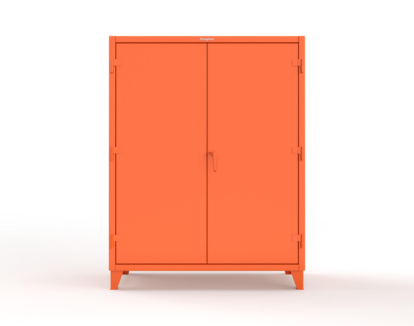 Extreme Duty 12 GA Uniform Cabinet with 7 Drawers, Pegboard, 3 Shelves - 60 In. W x 24 In. D x 78 In. H - 56-W-243-7DB-PB-2009