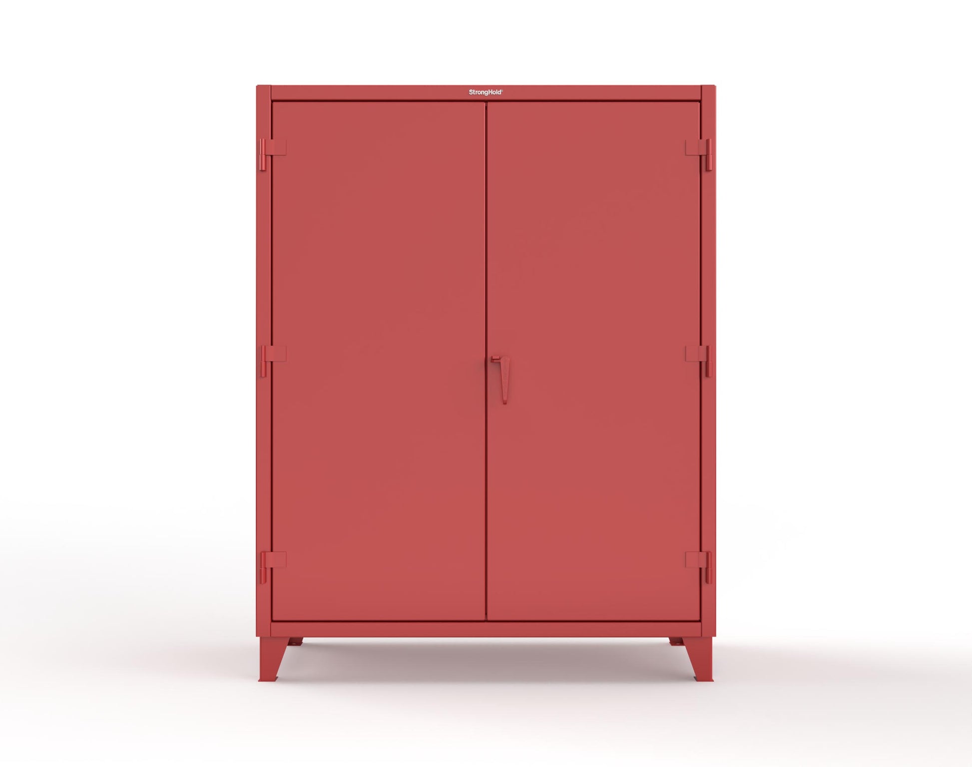 Extreme Duty 12 GA Uniform Cabinet with 7 Drawers, Pegboard, 3 Shelves - 60 In. W x 24 In. D x 78 In. H - 56-W-243-7DB-PB-3001