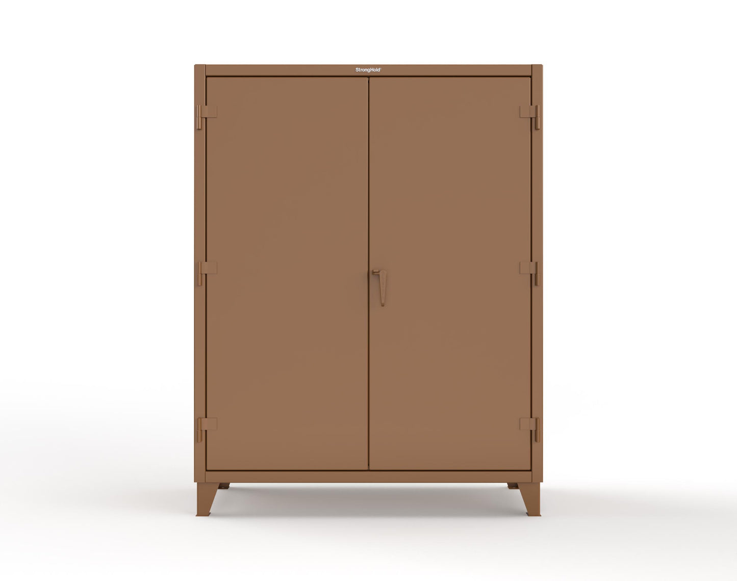 Extreme Duty 12 GA Uniform Cabinet with 7 Drawers, Pegboard, 3 Shelves - 60 In. W x 24 In. D x 78 In. H - 56-W-243-7DB-PB-8008