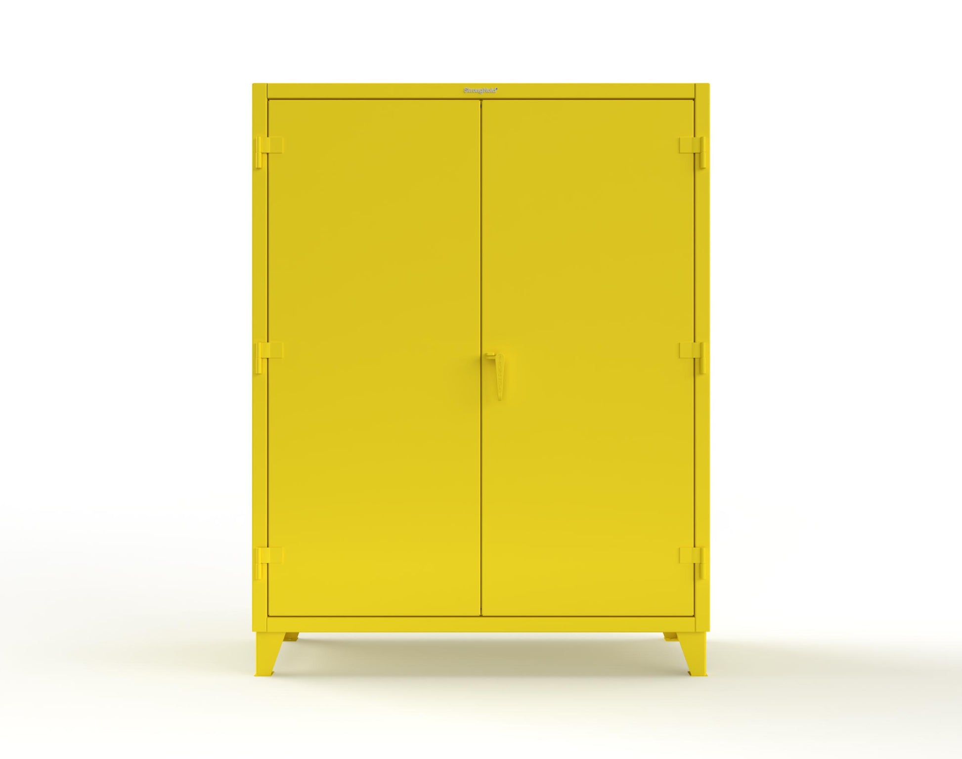 Extreme Duty 12 GA Uniform Cabinet with 4 Drawers, Pegboard, 4 Shelves - 60 In. W x 24 In. D x 78 In. H - 56-W-244-4DB-PB-1021