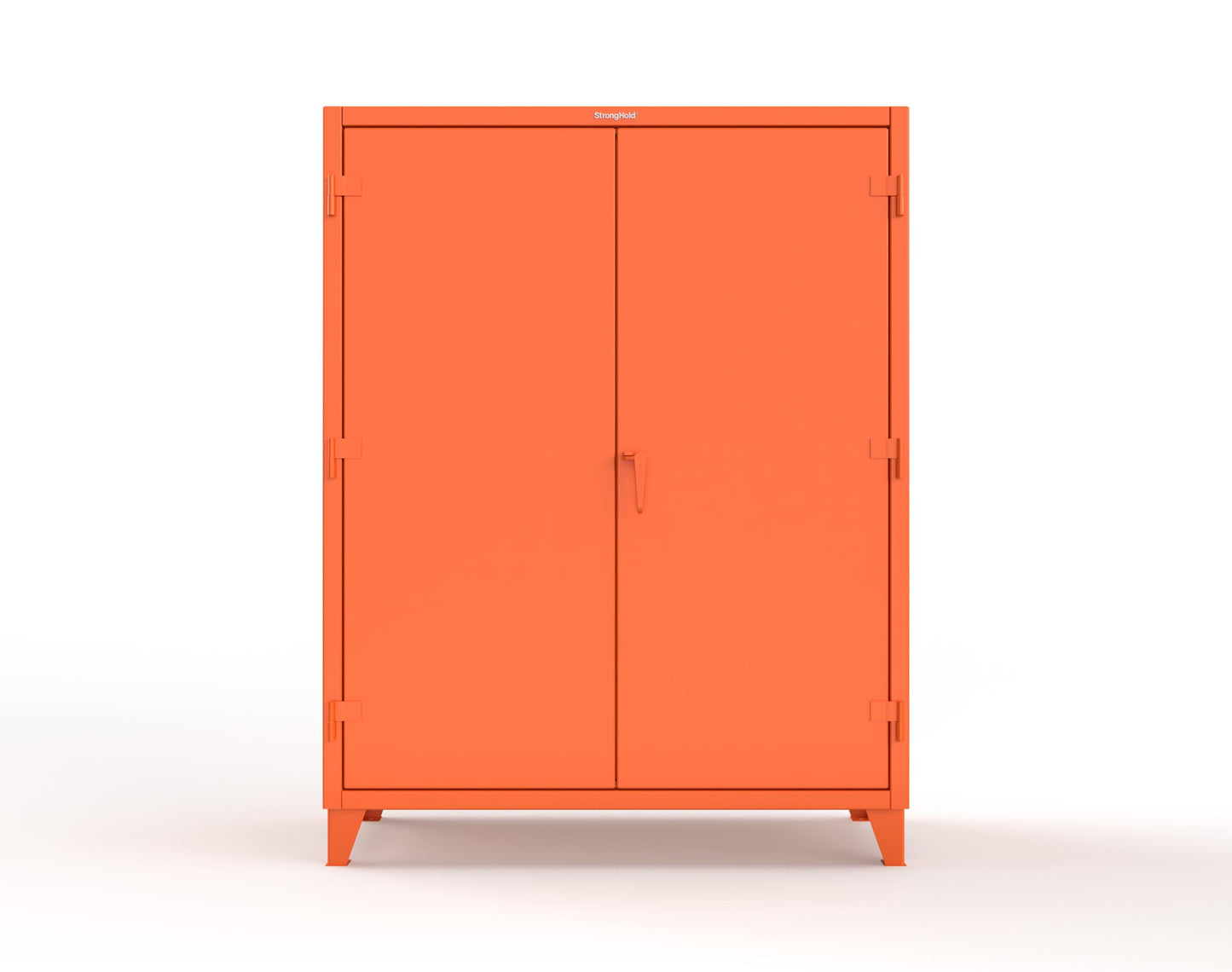 Extreme Duty 12 GA Uniform Cabinet with 4 Drawers, Pegboard, 4 Shelves - 60 In. W x 24 In. D x 78 In. H - 56-W-244-4DB-PB-2009