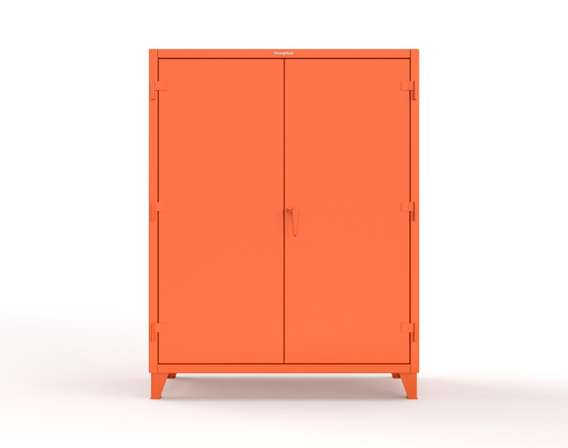Extreme Duty 12 GA Uniform Cabinet with 4 Drawers, Pegboard, 4 Shelves - 60 In. W x 24 In. D x 78 In. H - 56-W-244-4DB-PB-2009
