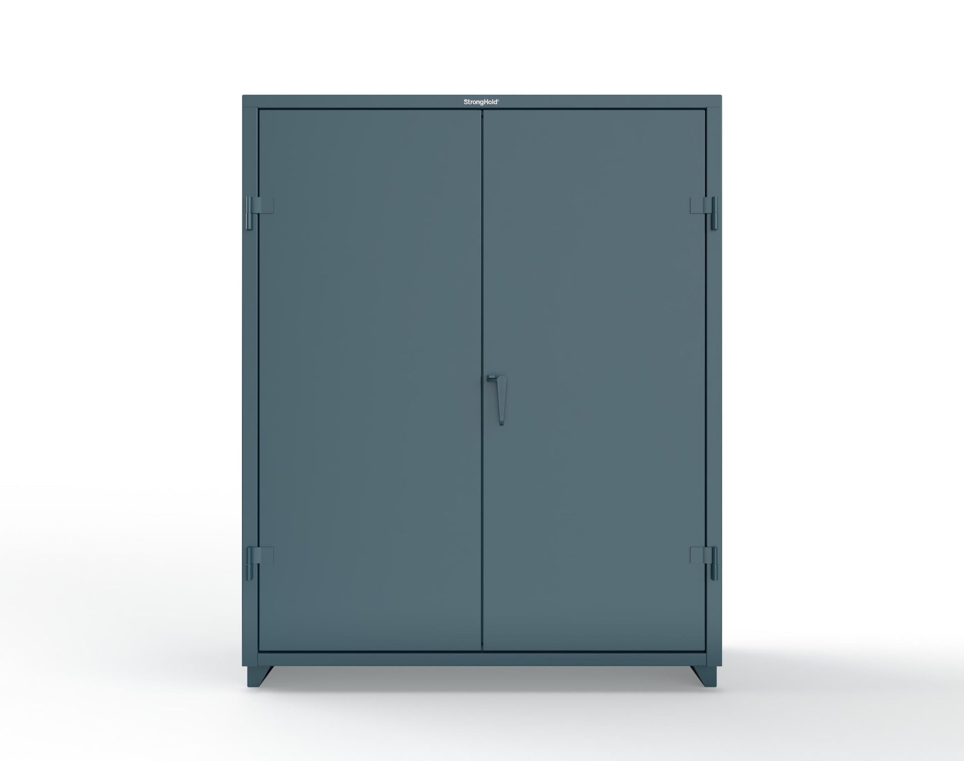 Extra Heavy Duty 14 GA Uniform Cabinet with 5 Shelves - 60 In. W x 24 In. D x 75 In. H - 56-W-245-L-5001