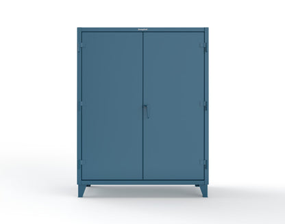 Extreme Duty 12 GA Uniform Cabinet with Hanger Rod, 1 Shelf - 60 In. W x 24 In. D x 78 In. H - 56-WR-241-5010