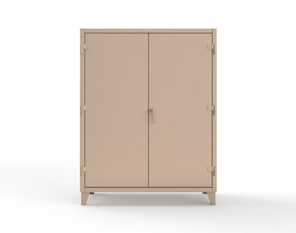 Extreme Duty 12 GA Uniform Cabinet with Hanger Rod, 1 Shelf - 60 In. W x 24 In. D x 78 In. H - 56-WR-241-1019