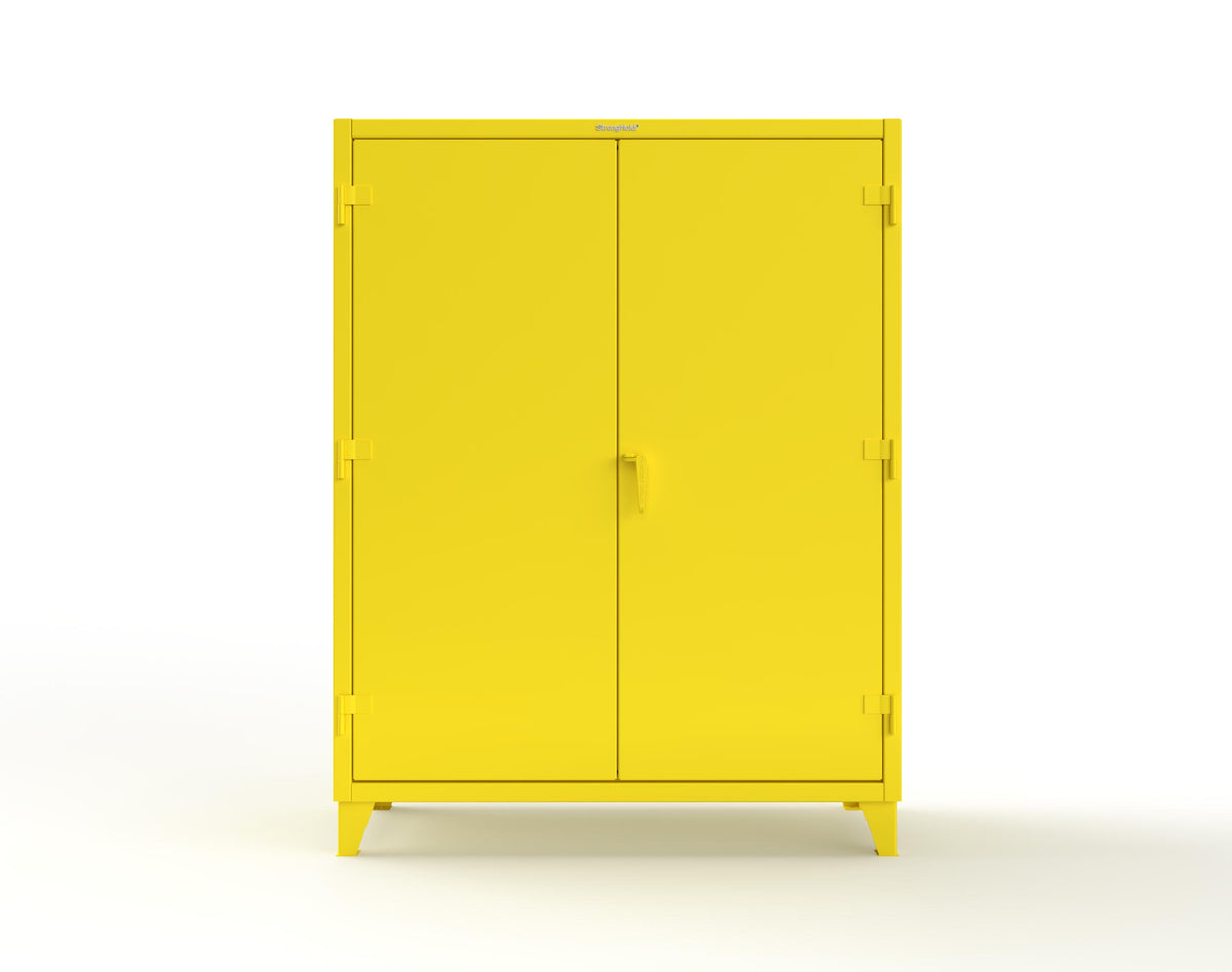 Extreme Duty 12 GA Uniform Cabinet with Hanger Rod, 1 Shelf - 60 In. W x 24 In. D x 78 In. H - 56-WR-241-1023