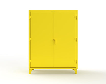 Extreme Duty 12 GA Uniform Cabinet with Hanger Rod, 1 Shelf - 60 In. W x 24 In. D x 78 In. H - 56-WR-241-1023