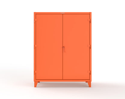 Extreme Duty 12 GA Uniform Cabinet with Hanger Rod, 1 Shelf - 60 In. W x 24 In. D x 78 In. H - 56-WR-241-2004