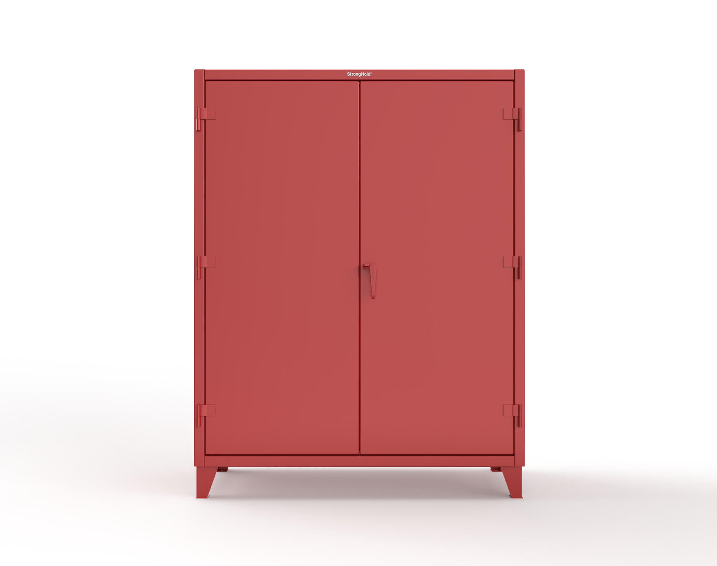 Extreme Duty 12 GA Uniform Cabinet with Hanger Rod, 1 Shelf - 60 In. W x 24 In. D x 78 In. H - 56-WR-241-3001