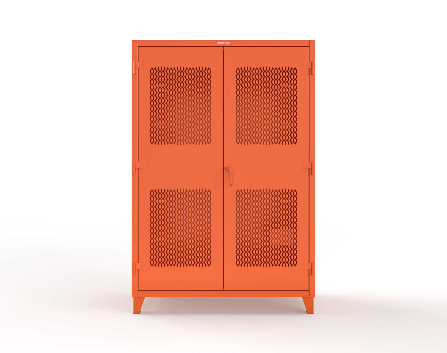 Extreme Duty 12 GA Rigging Cabinet with Ventilated Doors with Short & Long Hangers - 60 in. W x 24 in. D x 90 in. H - 57-VBS-240-23H-2009