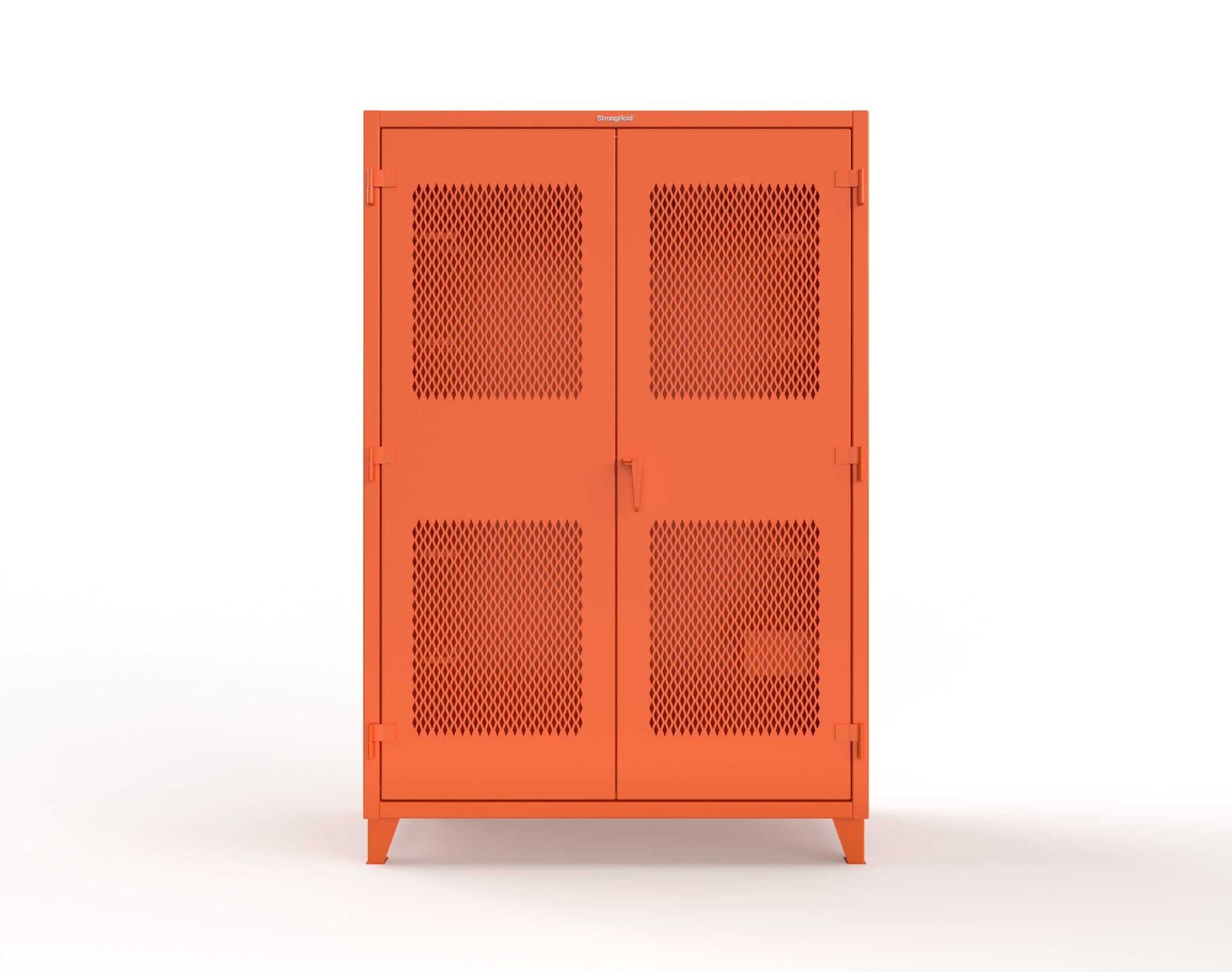 Extreme Duty 12 GA Rigging Cabinet with Ventilated Doors with Short & Long Hangers - 60 in. W x 24 in. D x 90 in. H - 57-VBS-240-23H-2009