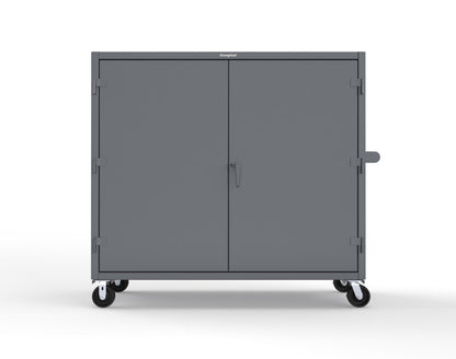 Extreme Duty 12 GA Mobile Rigging Cabinet with 7 Half-Width Drawers, 2 Shelves – 72 in. W x 24 in. D x 68 in. H - 65-242-7/5DB-CA-7024