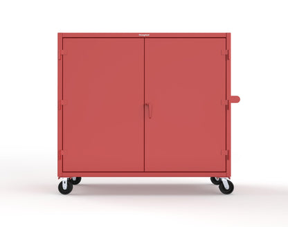 Extreme Duty 12 GA Mobile Rigging Cabinet with 7 Half-Width Drawers, 2 Shelves – 72 in. W x 24 in. D x 68 in. H - 65-242-7/5DB-CA-3001