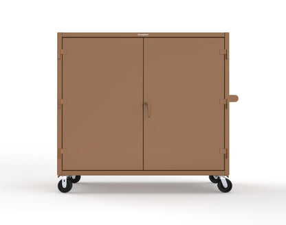 Extreme Duty 12 GA Mobile Rigging Cabinet with 7 Half-Width Drawers, 2 Shelves – 72 in. W x 24 in. D x 68 in. H - 65-242-7/5DB-CA-8008