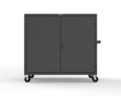 Extreme Duty 12 GA Mobile Rigging Cabinet with 7 Half-Width Drawers, 2 Shelves – 72 in. W x 24 in. D x 68 in. H - 65-242-7/5DB-CA-9005