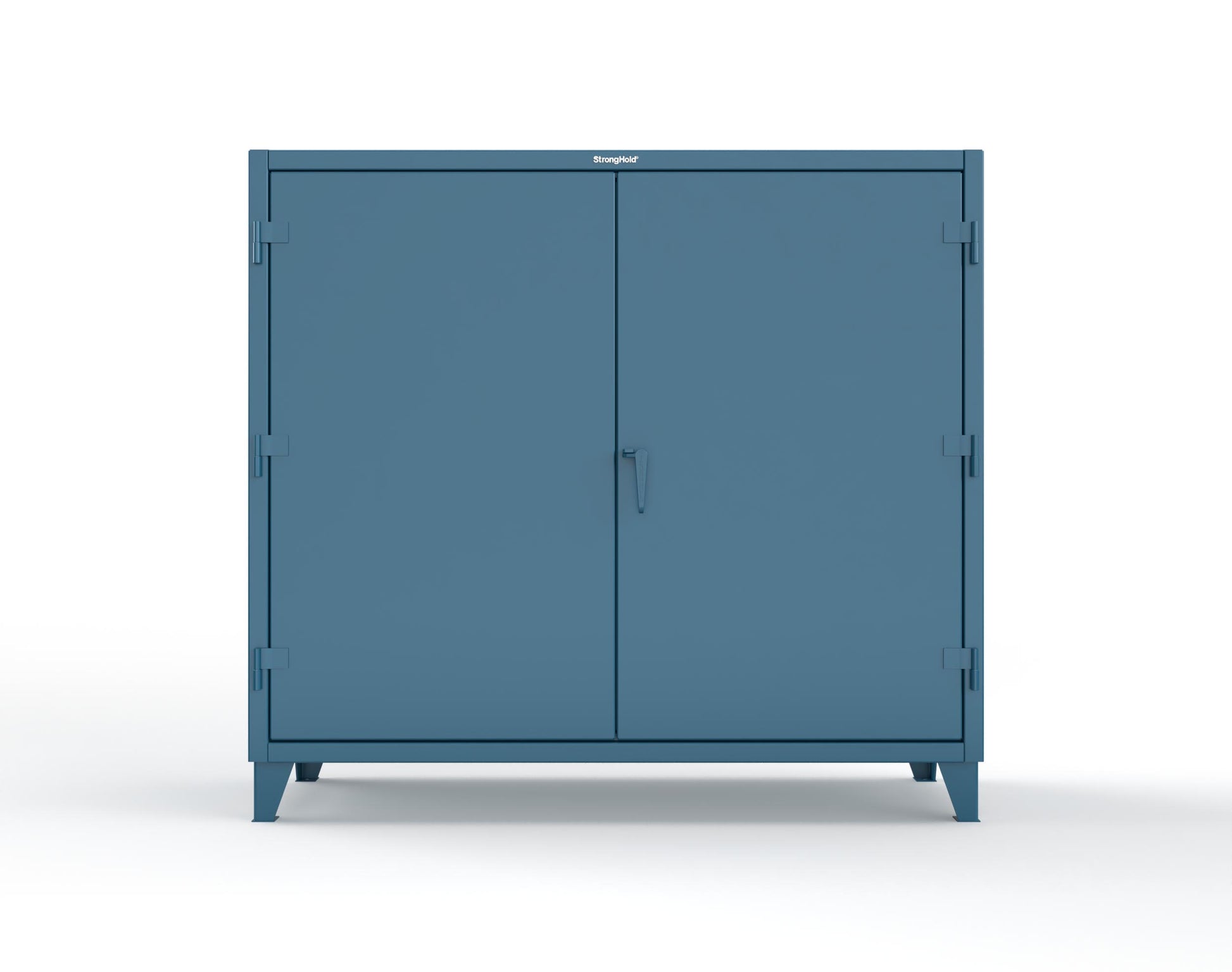 Extreme Duty 12 GA Janitorial Cabinet with 3 Shelves - 72 In. W x 24 In. D x 66 In. H - 65-BC-243-5001