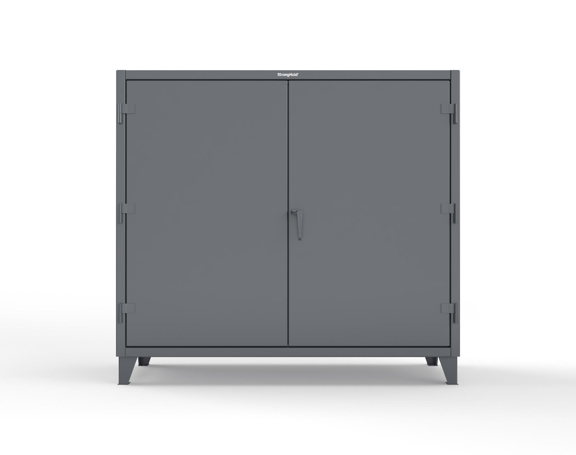 Extreme Duty 12 GA Janitorial Cabinet with 3 Shelves - 72 In. W x 24 In. D x 66 In. H - 65-BC-243-7024