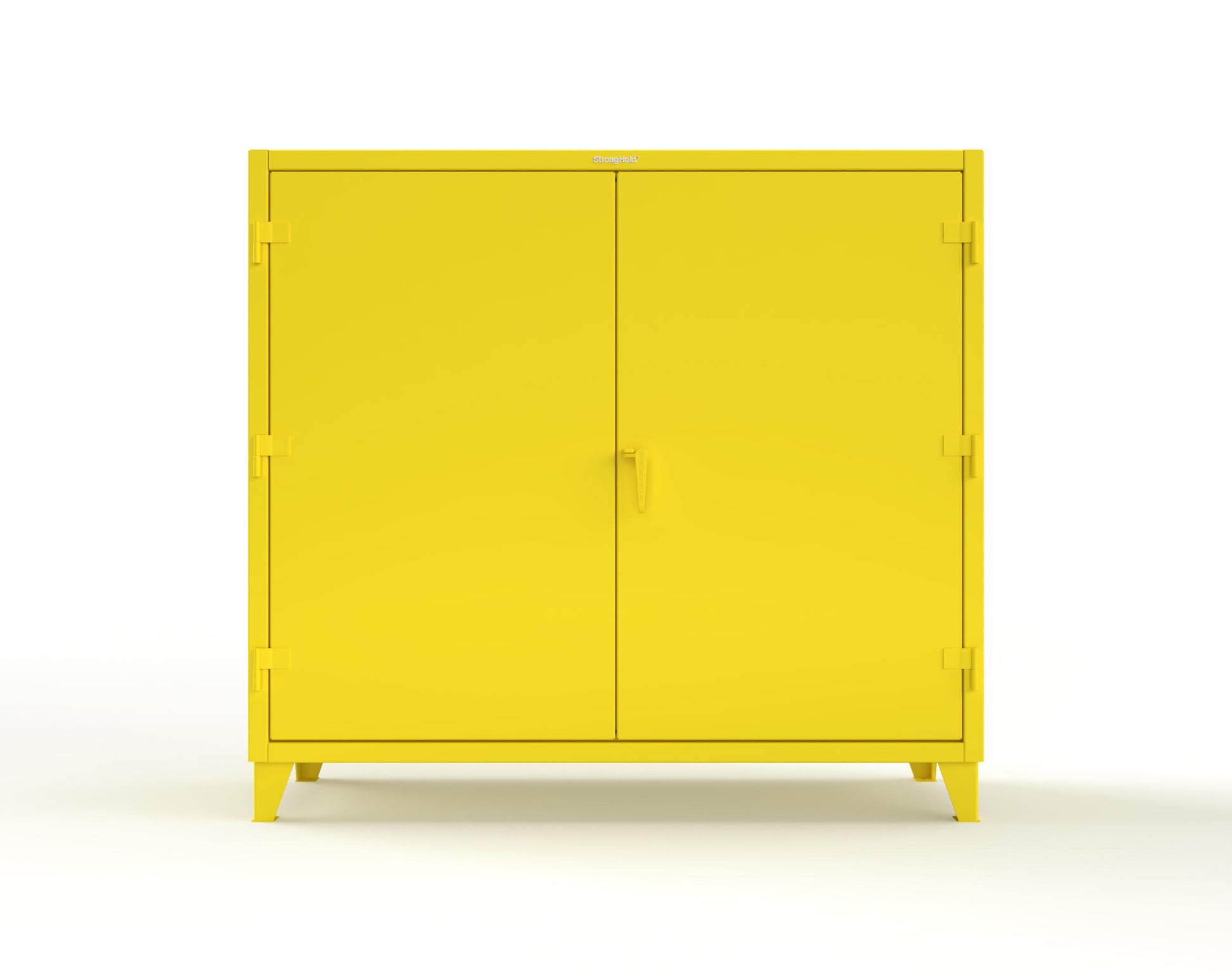 Extreme Duty 12 GA Janitorial Cabinet with 3 Shelves - 72 In. W x 24 In. D x 66 In. H - 65-BC-243-1021