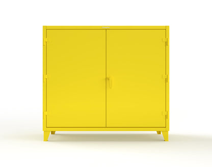 Extreme Duty 12 GA Janitorial Cabinet with 3 Shelves - 72 In. W x 24 In. D x 66 In. H - 65-BC-243-1021