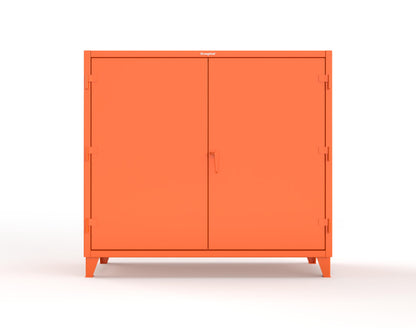 Extreme Duty 12 GA Janitorial Cabinet with 3 Shelves - 72 In. W x 24 In. D x 66 In. H - 65-BC-243-2009