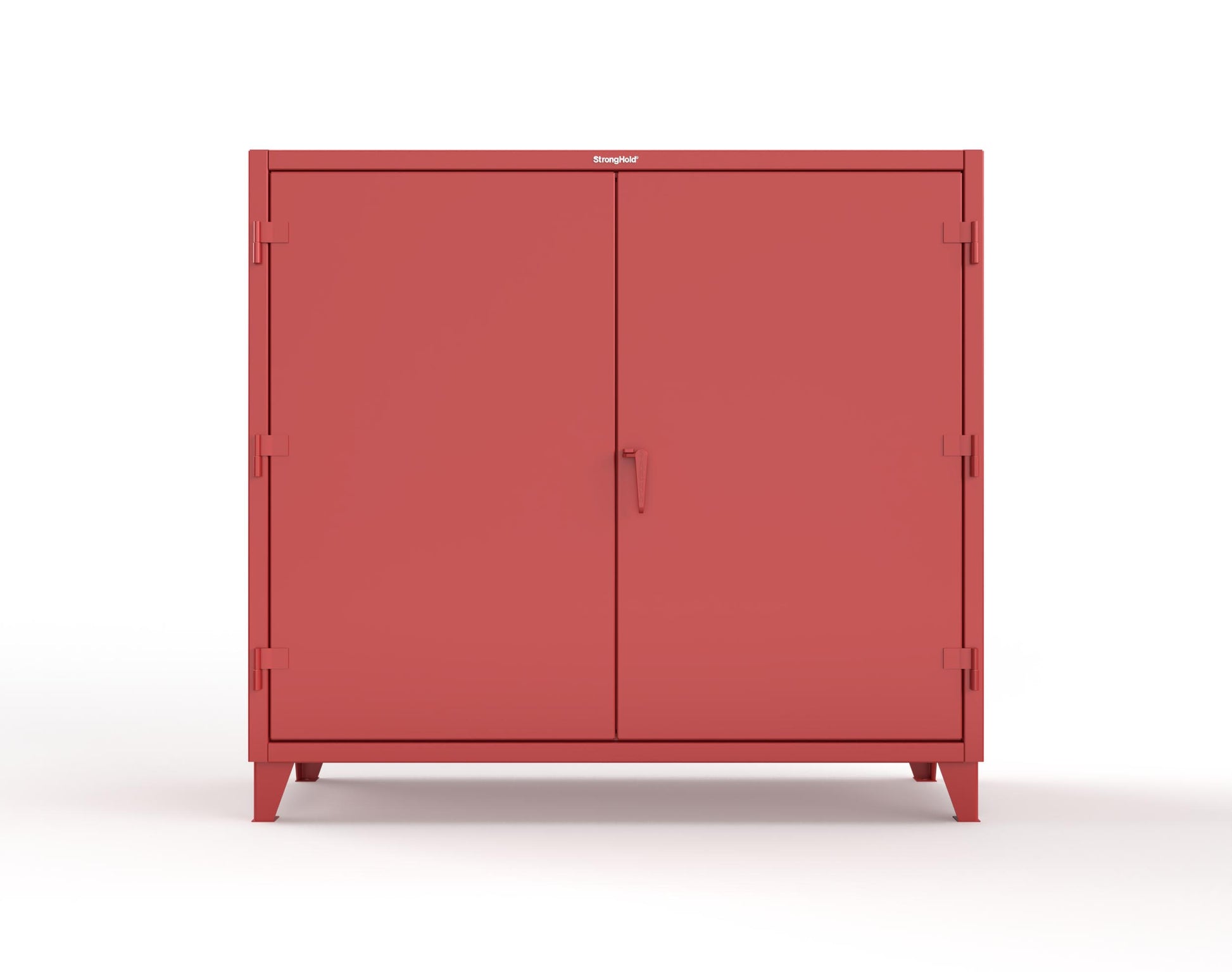 Extreme Duty 12 GA Janitorial Cabinet with 3 Shelves - 72 In. W x 24 In. D x 66 In. H - 65-BC-243-3001