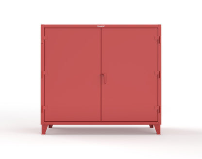 Extreme Duty 12 GA Janitorial Cabinet with 3 Shelves - 72 In. W x 24 In. D x 66 In. H - 65-BC-243-3001