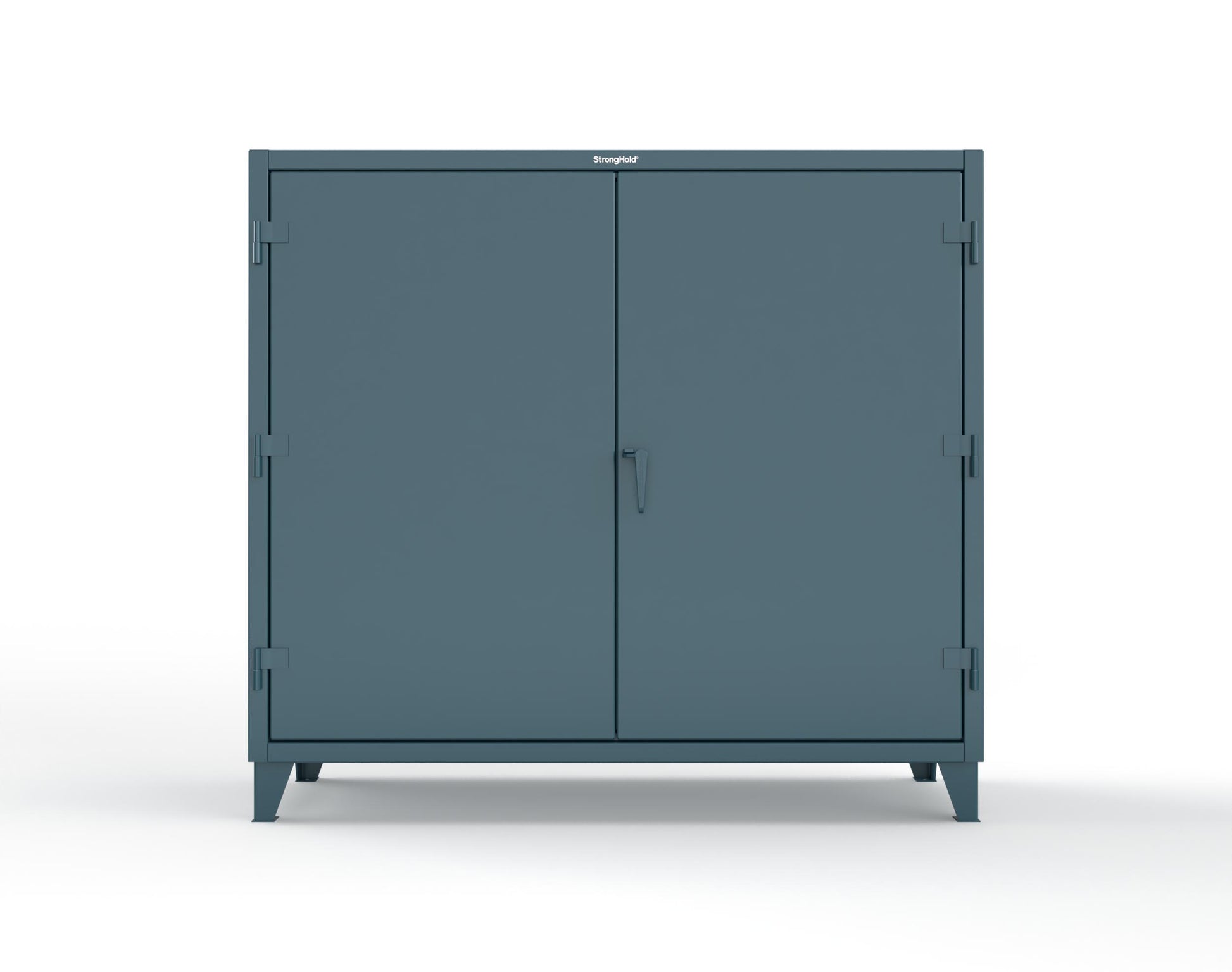 Extreme Duty 12 GA Janitorial Cabinet with 3 Shelves - 72 In. W x 24 In. D x 66 In. H - 65-BC-243-5001
