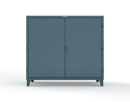 Extreme Duty 12 GA Janitorial Cabinet with 3 Shelves - 72 In. W x 24 In. D x 66 In. H - 65-BC-243-5001