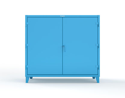 Extreme Duty 12 GA Janitorial Cabinet with 3 Shelves - 72 In. W x 24 In. D x 66 In. H - 65-BC-243-5012