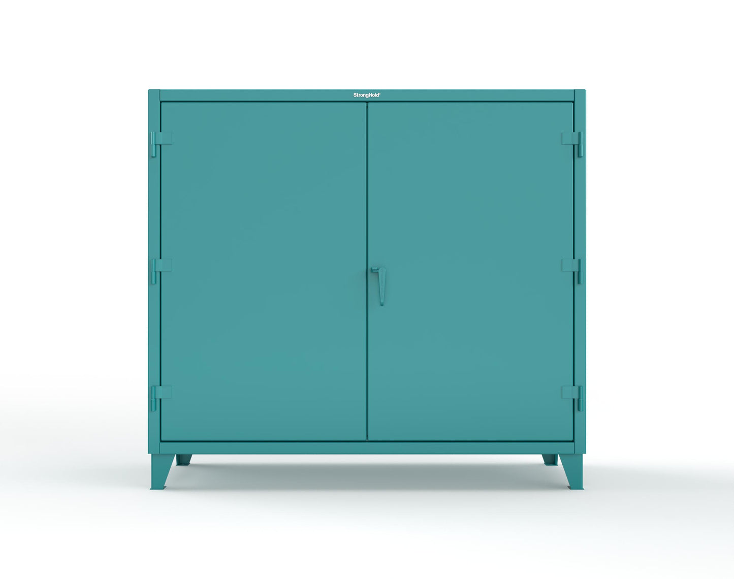 Extreme Duty 12 GA Janitorial Cabinet with 3 Shelves - 72 In. W x 24 In. D x 66 In. H - 65-BC-243-5021
