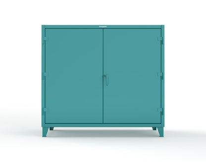 Extreme Duty 12 GA Janitorial Cabinet with 3 Shelves - 72 In. W x 24 In. D x 66 In. H - 65-BC-243-5021