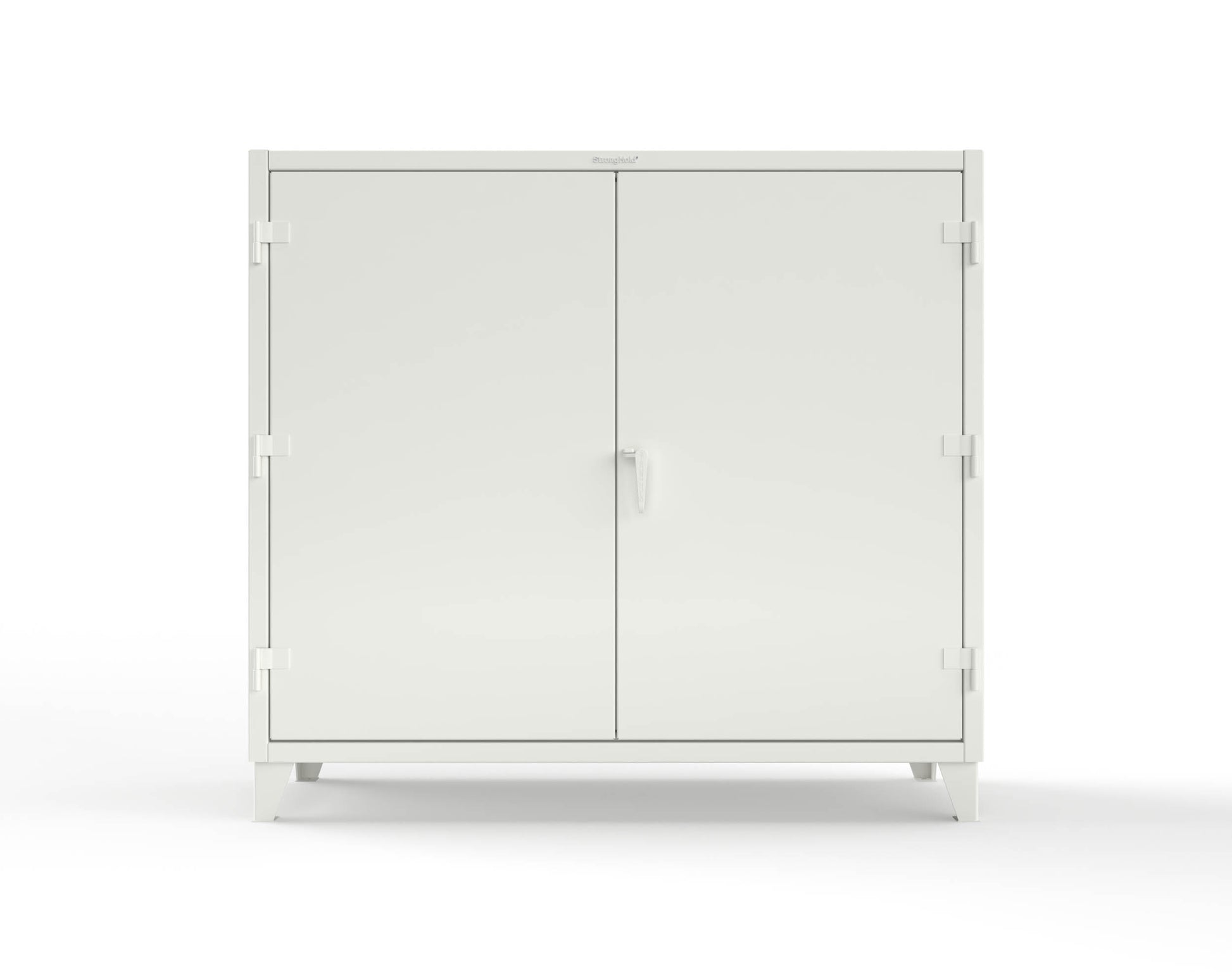 Extreme Duty 12 GA Janitorial Cabinet with 3 Shelves - 72 In. W x 24 In. D x 66 In. H - 65-BC-243-9003