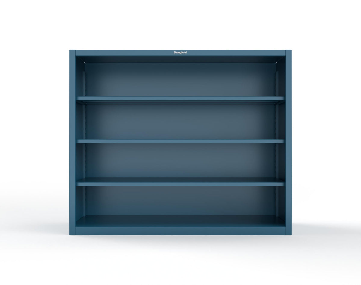 Extreme Duty 12 GA Closed Shelving Unit with 3 Shelves - 72 In. W x 24 In. D x 60 In. H - 65-CSU-243-5010