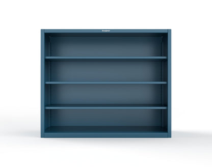 Extreme Duty 12 GA Closed Shelving Unit with 3 Shelves - 72 In. W x 24 In. D x 60 In. H - 65-CSU-243-5010