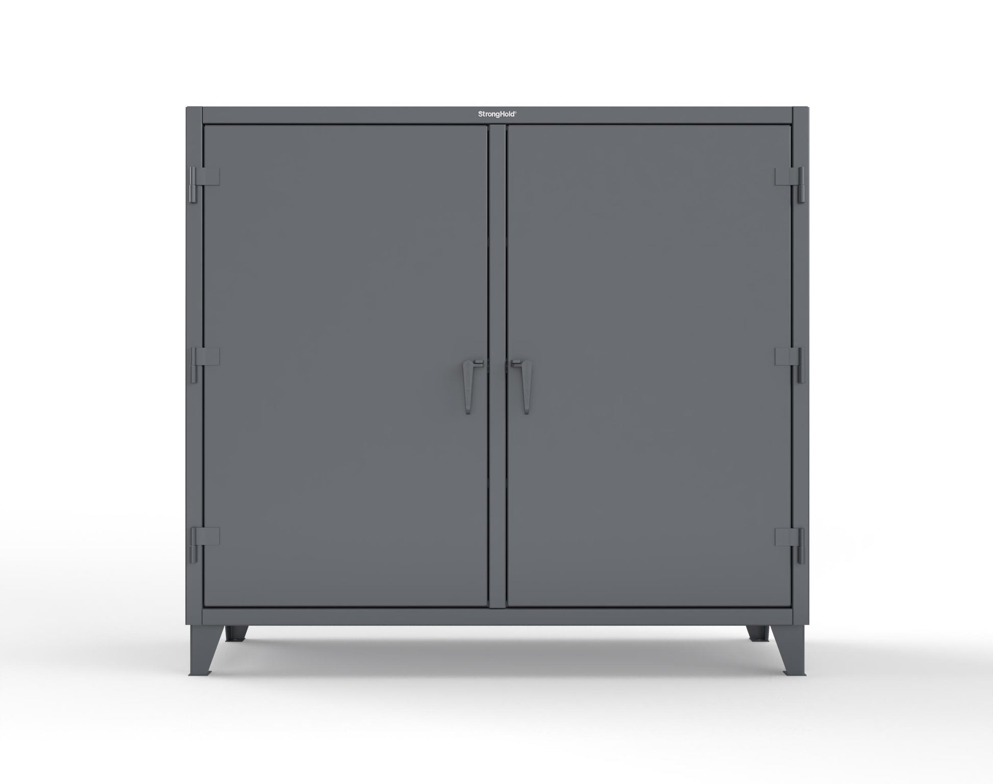 Extreme Duty 12 GA Double Shift Cabinet with 6 Shelves - 72 In. W x 24 In. D x 66 In. H - 65-DS-246-7024