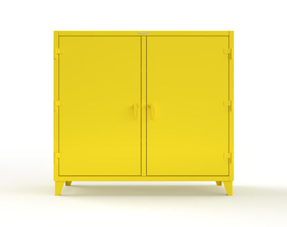 Extreme Duty 12 GA Double Shift Cabinet with 6 Shelves - 72 In. W x 24 In. D x 66 In. H - 65-DS-246-1021