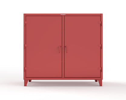 Extreme Duty 12 GA Double Shift Cabinet with 6 Shelves - 72 In. W x 24 In. D x 66 In. H - 65-DS-246-3001
