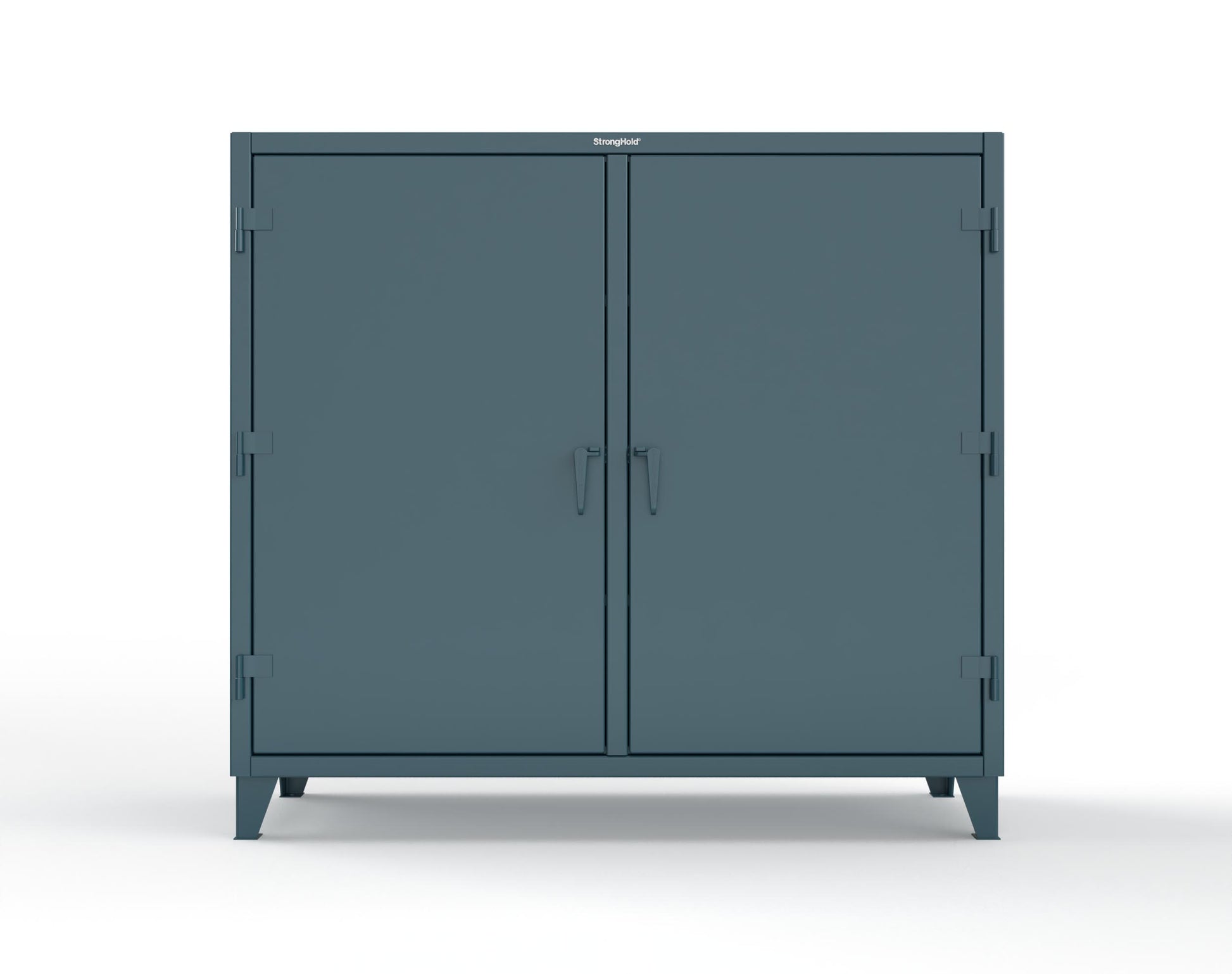 Extreme Duty 12 GA Double Shift Cabinet with 6 Shelves - 72 In. W x 24 In. D x 66 In. H - 65-DS-246-5001
