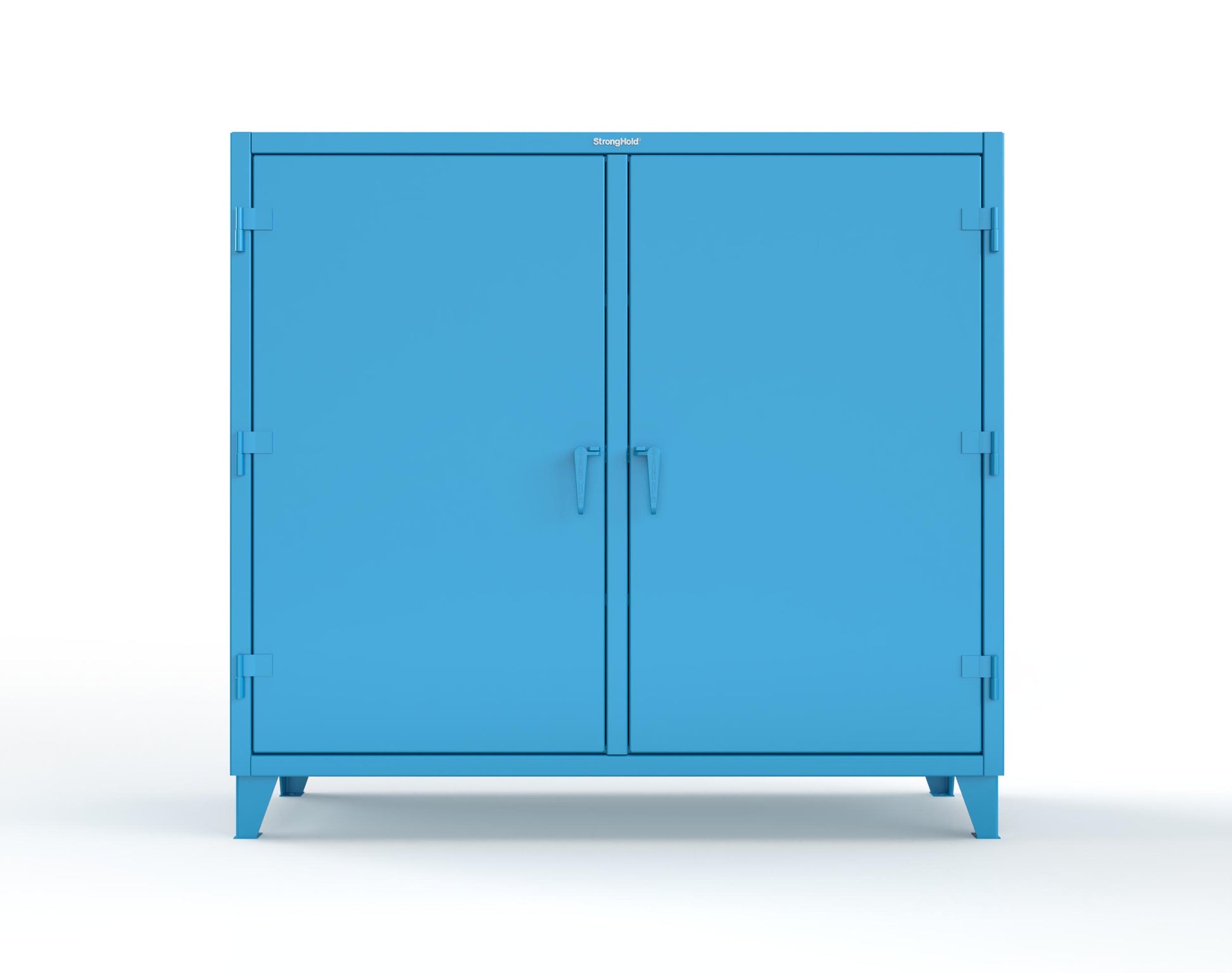 Extreme Duty 12 GA Double Shift Cabinet with 6 Shelves - 72 In. W x 24 In. D x 66 In. H - 65-DS-246-5012