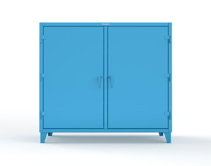 Extreme Duty 12 GA Double Shift Cabinet with 6 Shelves - 72 In. W x 24 In. D x 66 In. H - 65-DS-246-5012