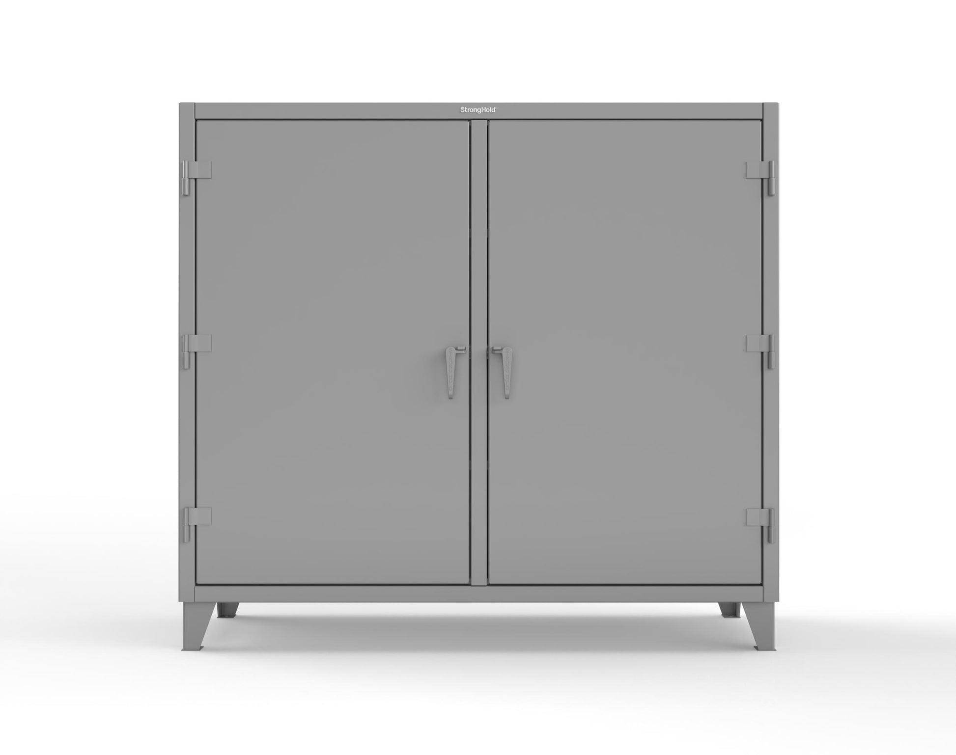 Extreme Duty 12 GA Double Shift Cabinet with 6 Shelves - 72 In. W x 24 In. D x 66 In. H - 65-DS-246-7037