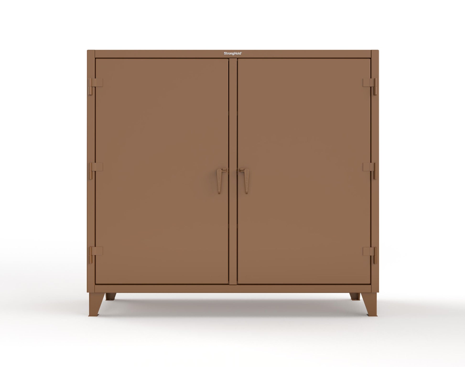 Extreme Duty 12 GA Double Shift Cabinet with 6 Shelves - 72 In. W x 24 In. D x 66 In. H - 65-DS-246-8008