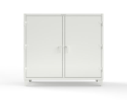Extreme Duty 12 GA Double Shift Cabinet with 6 Shelves - 72 In. W x 24 In. D x 66 In. H - 65-DS-246-9003