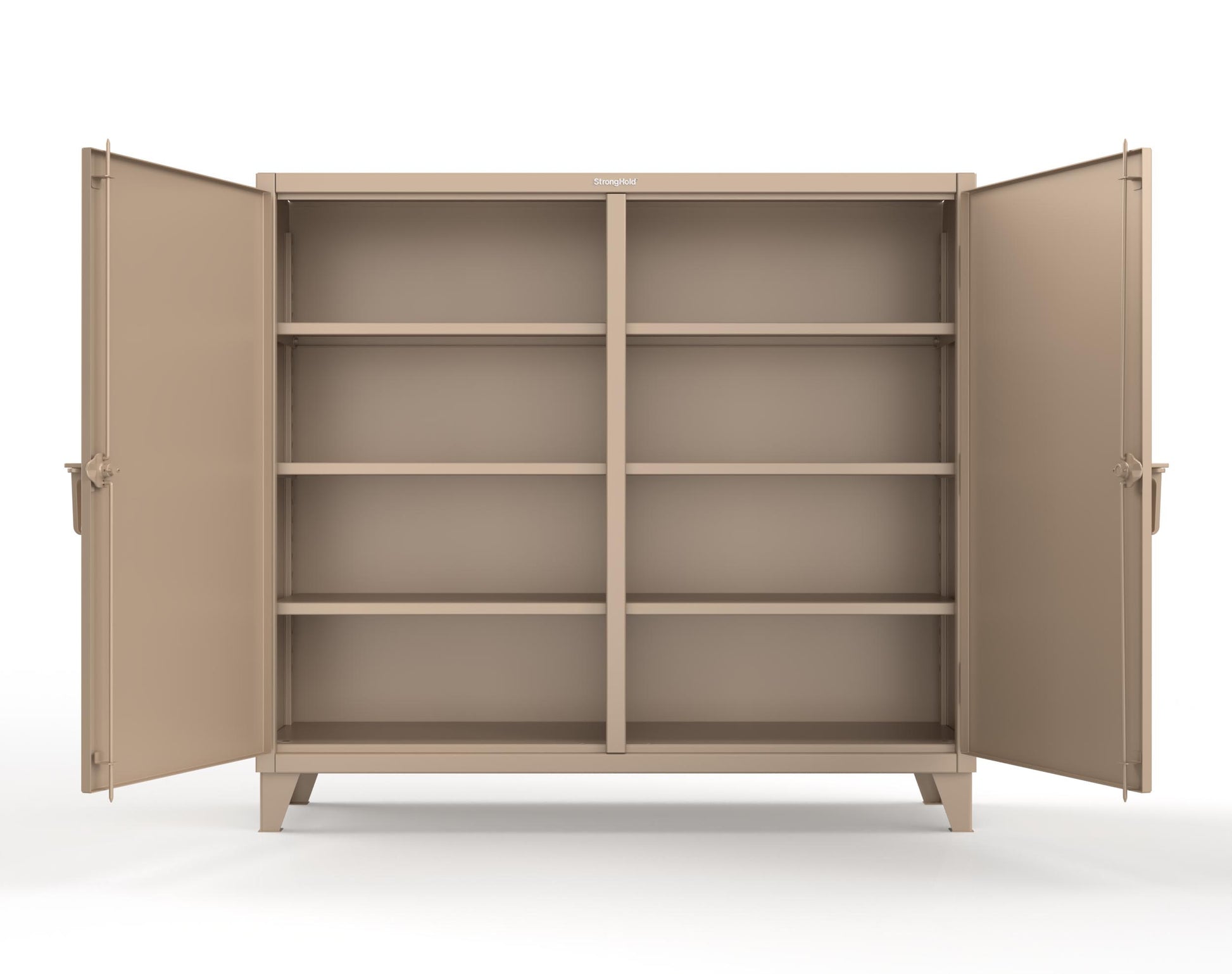 Extreme Duty 12 GA Double Shift Cabinet with 6 Shelves - 72 In. W x 24 In. D x 66 In. H - 65-DS-246-1019