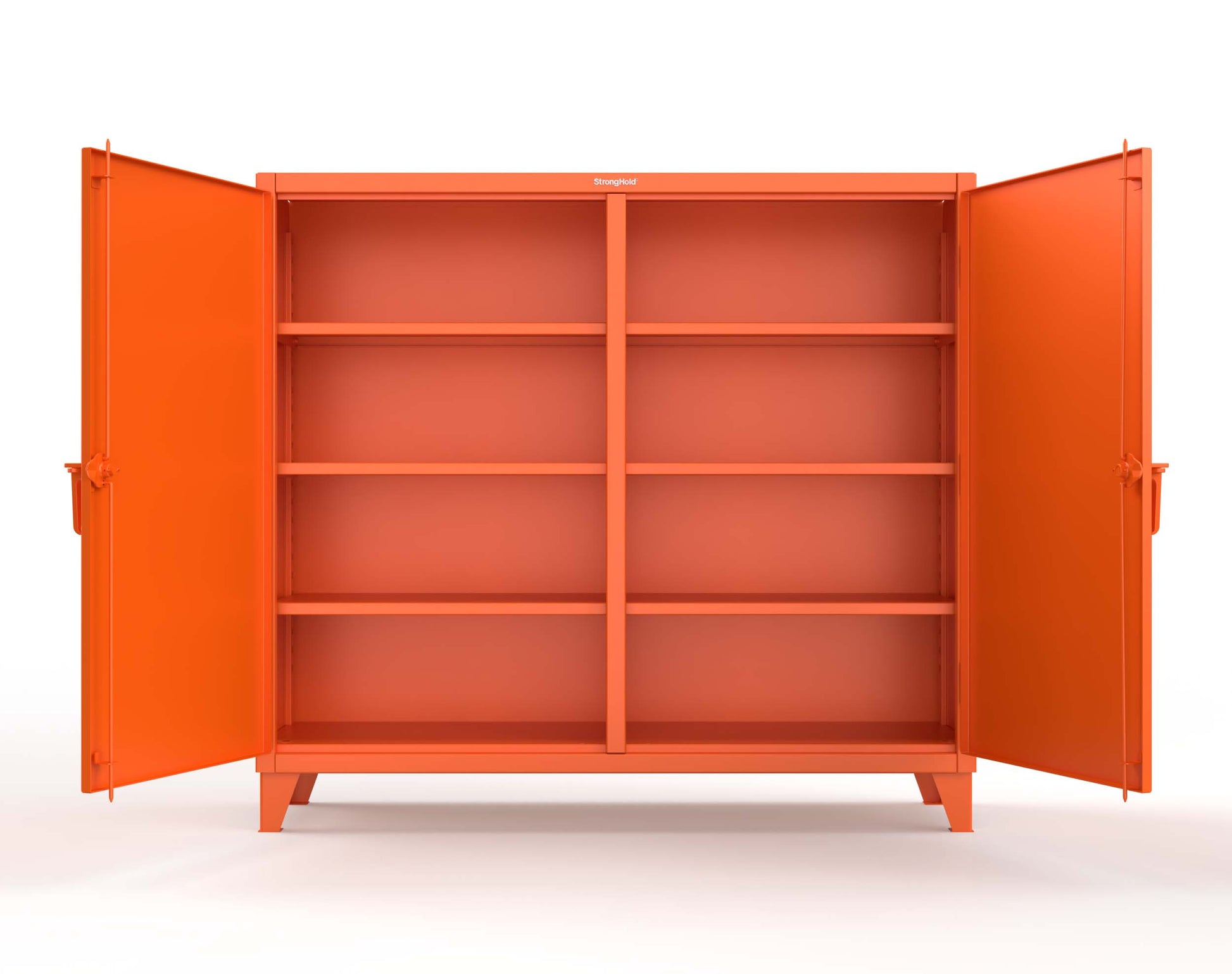 Extreme Duty 12 GA Double Shift Cabinet with 6 Shelves - 72 In. W x 24 In. D x 66 In. H - 65-DS-246-2009