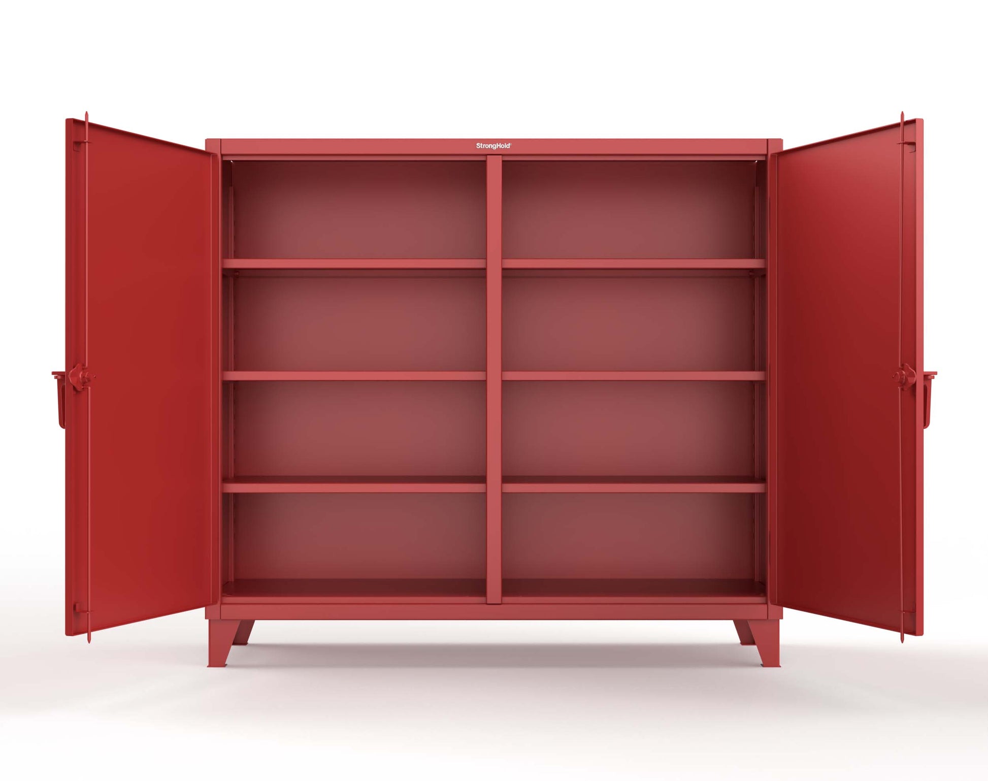 Extreme Duty 12 GA Double Shift Cabinet with 6 Shelves - 72 In. W x 24 In. D x 66 In. H - 65-DS-246-3001