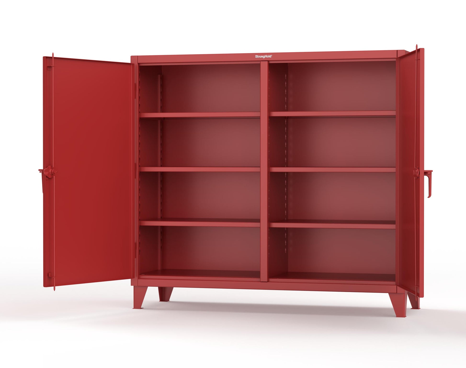 Extreme Duty 12 GA Double Shift Cabinet with 6 Shelves - 72 In. W x 24 In. D x 66 In. H - 65-DS-246-3001